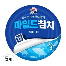 사조 마일드 참치, 150g, 5개