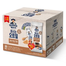 QUAKER 桂格 韓式麵茶燕麥沖泡粉隨身包, 1kg, 1盒