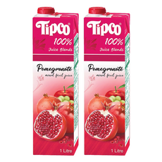 Tipco 100%石榴綜合果汁, 1L, 2瓶