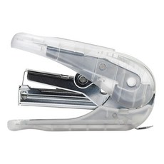MUJI 無印良品 易壓型釘書機, 1個, 透明