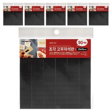 아트사인 조각 고무자석 25 x 10 mm 90p, 6개