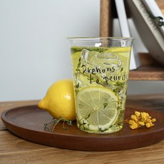La Ceramique Claire 字母玻璃杯 430ml, 1個, 混色
