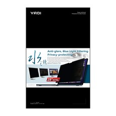 YADI 亞第 水之鏡防窺片, 防眩光 藍光過濾 隱私保護, 1個, 無色