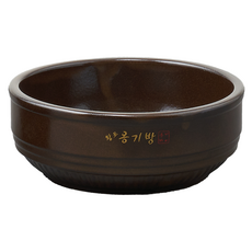 아트웨어 옹기방 황토 전통 비빔 뚝배기 2호, 20cm, 1개