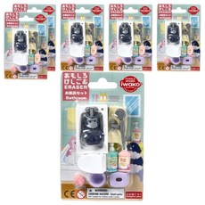 iwako 造型橡皮擦 浴室 ER-BRI074, 日本製造，3歲以上適用, 6個