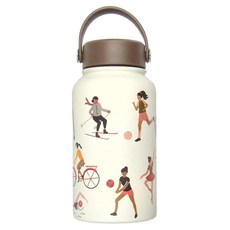 高質感手提式水壺 V款-650ML，304不鏽鋼，精美烤漆耐用, 象牙白, 1個