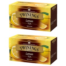 트와이닝 레몬 티백, 2g, 25개입, 2개