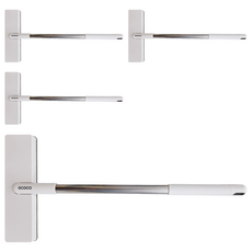 ecoco 意可可 紗窗刷 短款 13.5 x 3.7 x 46cm 189g, 白色 + 銀色, 4個