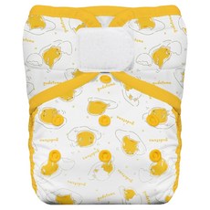THiRSTiES 魔鬼氈成長型口袋式布尿布 SANRIO聯名款 4-18kg, Gudetama蛋黃哥, 1件