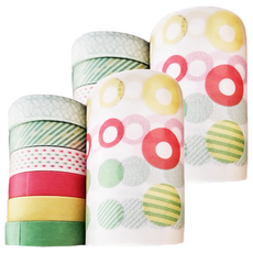 德德小品集 基礎套裝紙膠帶 7件組, 麥青, 2個