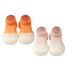 JOY MULTI 女童拼色網狀學步鞋 2件組