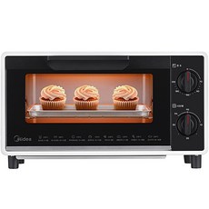 Midea 電烤箱 黑白 10L, PT0800B(黑色)