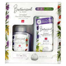 Muse 按壓洗手慕斯組, 植物由來保濕成分, 250mL 泵瓶 + 700mL 補充裝, 1組