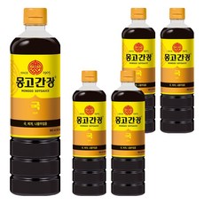 蒙古醬油 湯醬油, 5個, 900ml