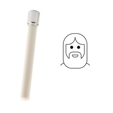 DESIGN AGIT Milky 長型印章 Large 表情符號 教會3, 1個, 黑色