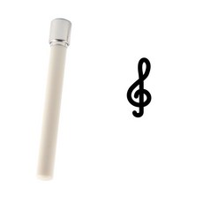 DESIGN AGIT Milky 長款印章 Large 表情符號 音名標示, 1個, 黑色