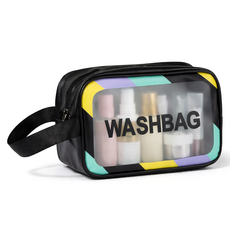 알파커머스 물놀이 반투명 방수 가방, 블랙