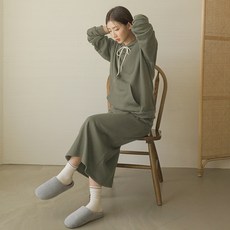 PALAN 刷毛連帽裙套裝