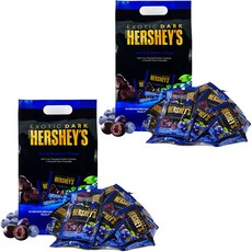 HERSHEY'S 好時 黑巧克力巴西莓, 405g, 2個