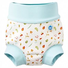 Splash About Happy Nappy Duo 銀離子3D雙層游泳尿布褲 森林小橡果, XL, 1件
