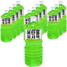 한눈알 에탄올 워셔액, 1.8L, 12개