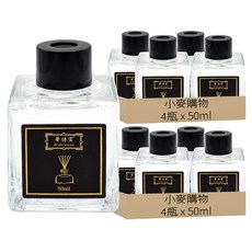 小麥購物 室內擴香瓶, 玫瑰, 50ml, 8瓶