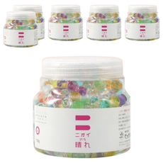 BIG BIO 彩虹晶鑽除臭凝膠 居家空間除臭 無香精 分解異味, 150g, 6罐