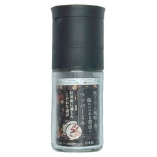 KAI 貝印 陶瓷刃胡椒研磨罐, FP-5160 胡椒粒 (黑), 耐熱100度, 1個, 55毫升