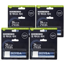 NIVEA 妮維雅 男士活力修護潤唇膏, 4個