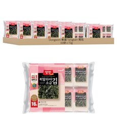 Dongwon 東遠 Yangban 兩班 喜馬拉雅岩鹽海苔, 72g, 10袋