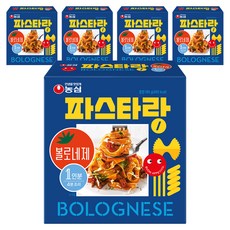 농심 파스타랑 볼로네제, 5개, 180g