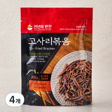 천년의반찬 고사리볶음, 300g, 4개