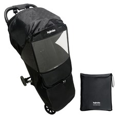 Inglesina 英吉利那 Quid Now 便攜式嬰兒推車用防風罩, 黑色, 1個