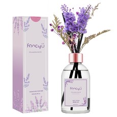 Fancy U 薰衣草滿天星擴香瓶, 200ml, 浪漫薰衣草, 法國原料, 四月棉香, 1瓶