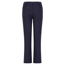 크로커다일레이디 여성용 밍크안감 체크 일자핏 보온 팬츠 CLCWPT210