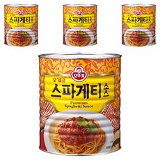 오뚜기 오쉐프 스파게티 소스, 3kg, 4개