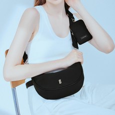 J.ESTINA 女款JOY SM水餃包 JHNCHA1BF877BK280+購物袋組