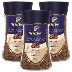 Tchibo Exclusive 無咖啡因即溶咖啡 瓶裝, 3個, 100g