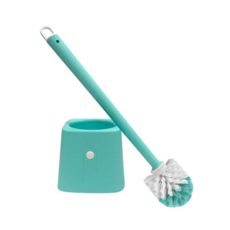 EASY CLEANER 家簡塵除 新潮優雅馬桶刷, 藍綠色, 1組