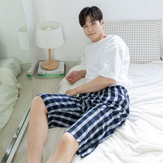 TERAWOOD 男款睡衣+7分睡褲組