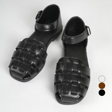 Pinksum 女性Brinia漁夫涼鞋 ZWMM2352, 250, 黑色