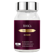 BHK's 白藜蘆醇 素食膠囊, 60顆, 1罐