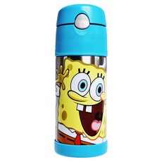 THERMOS 膳魔師 不銹鋼真空杯瓶, 藍色, 1個, 400ml