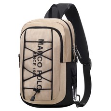 MARCO POLO 繩網單肩包 MP3047, 淺褐色的