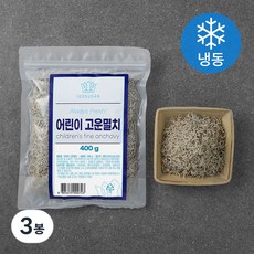 이어수산 어린이 고운멸치 (냉동), 400g, 3봉