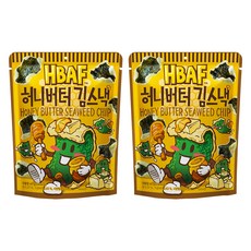 HBAF 蜂蜜奶油海苔脆餅, 40g, 2包