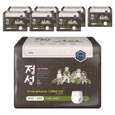 정성 남녀공용 매직팬티 장시간용 성인기저귀, 중대형, 10개입, 8개