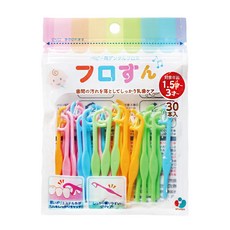 日本 always akachan honpo 阿卡將本舖 牙線棒 1.5-3歲, 30支, 1包