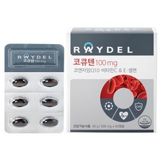 RAYDEL 輔酶Q10軟膠囊 100mg, 1個, 30g