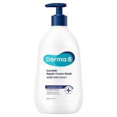 Derma B 神經醯胺潤膚沐浴乳 無香, 400ml, 1瓶